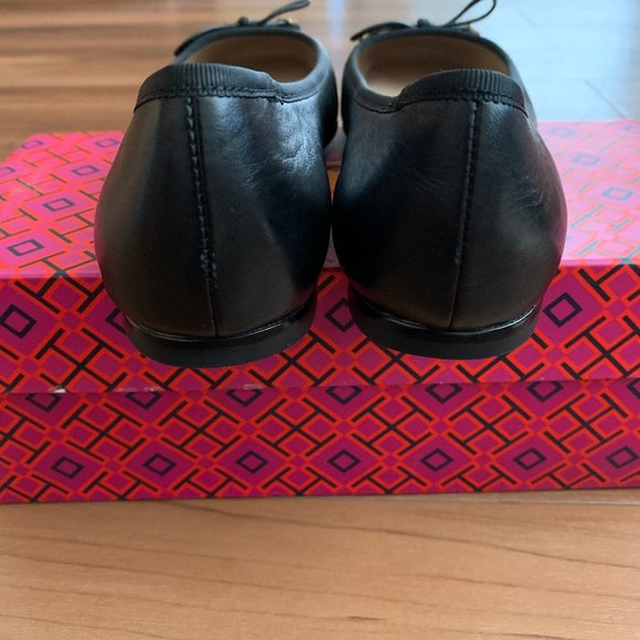 Tory Burch Black Laila Driver Ballet Flats (Sz 36 = US 5.5-6) - Picture 9 of 12